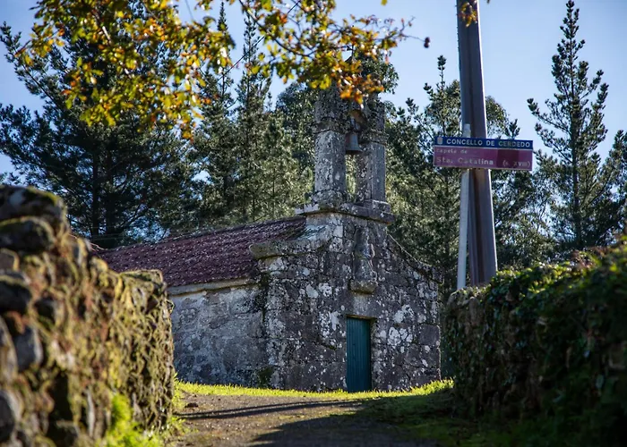Encantadora De Piedra Con Jardin Y Chimenea * Pontevedra