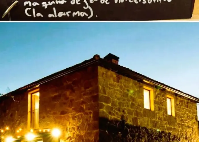 Feriehus Encantadora De Piedra Con Jardin Y Chimenea