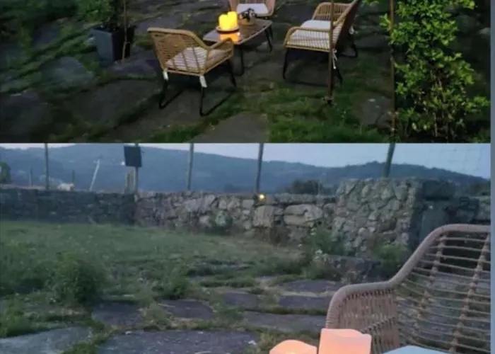 Feriehus Encantadora De Piedra Con Jardin Y Chimenea *